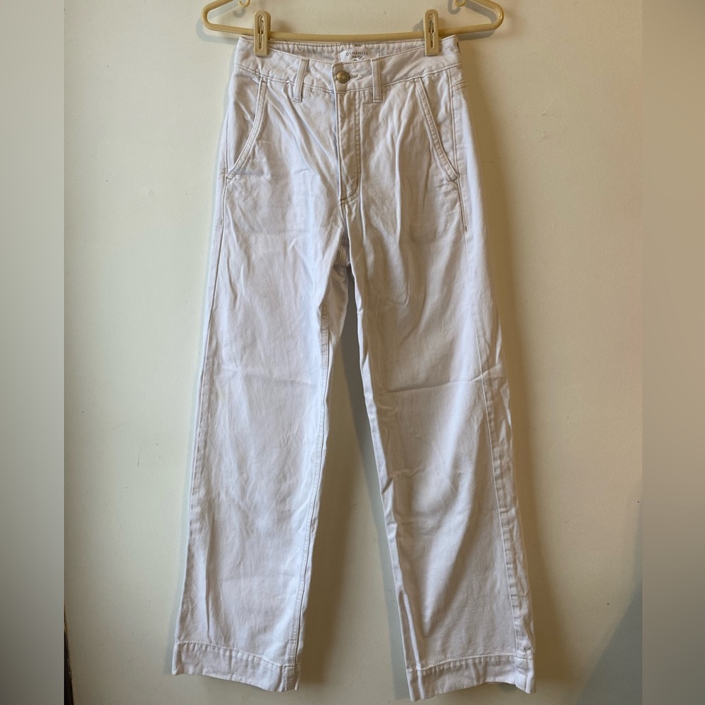 Dynamite Women's White Flare Jeans